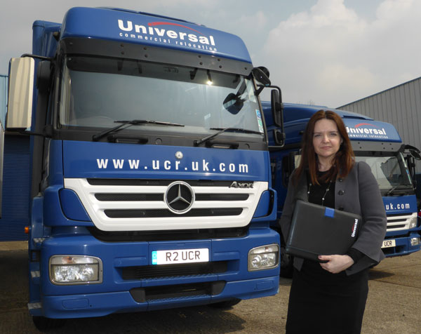 Commercial Mover of the year 2015 - Universal Commercial Relocation | Sarah Cole by Blue HGV