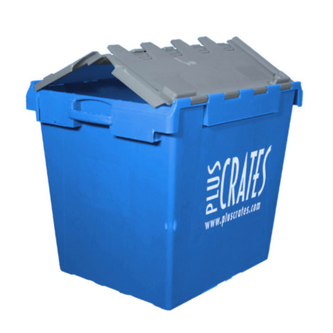 IT6 - 165L heavy-duty plastic IT computer crate