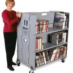 Library Trolley Hire - LTR - Plastic Folding Library Trolley